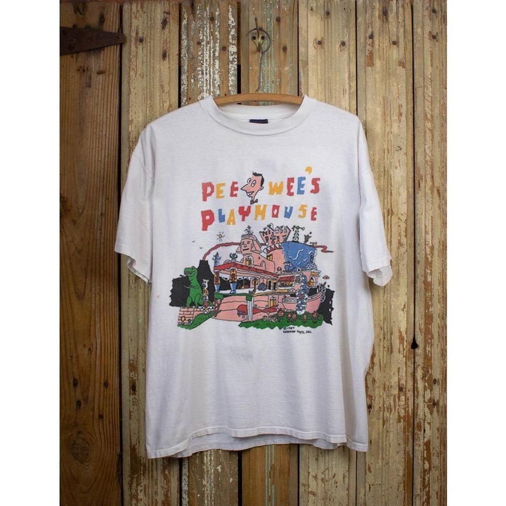 Funny Pee Wees Playhouse Shirt 90S Pee Wee Herman Shirt